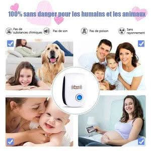 Débarrasseur Ultrasonique pour Insectes et Rongeurs