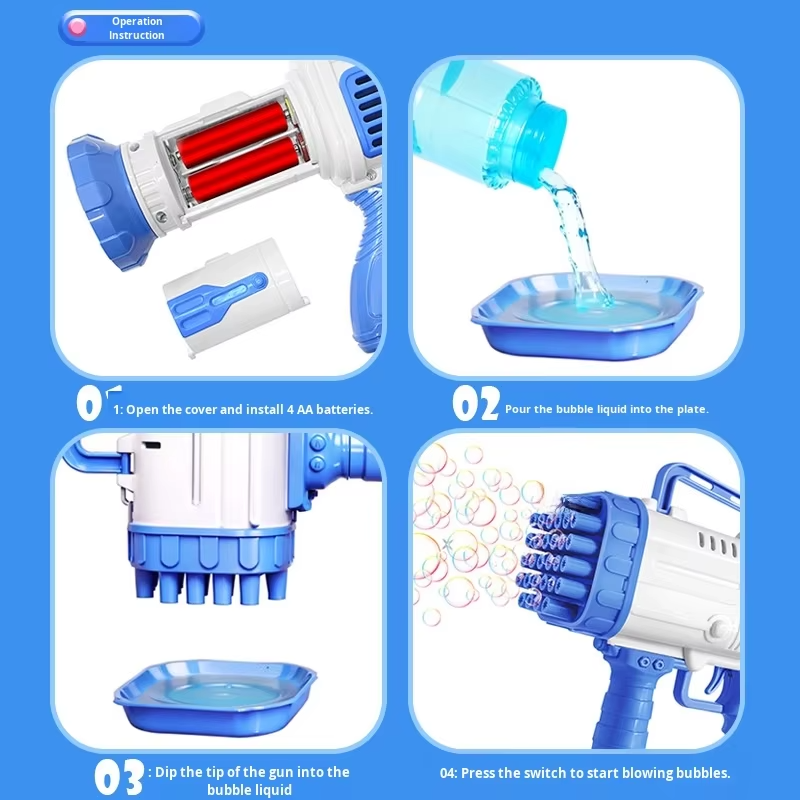 Pistolet à bulles Rocke